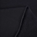 Brushed French Terry  Cotton 280g - Black - 1m #3