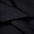 Brushed French Terry  Cotton 280g - Black - 1m #2