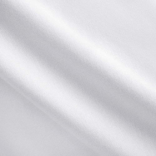 Close-up of white bamboo fabric with elastane