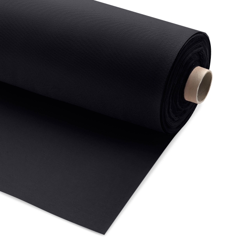 French Terry Viscose EcoVero 260g - Black - 1m