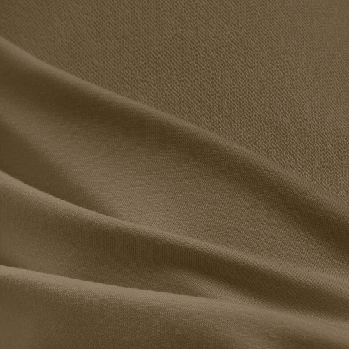 French Terry EcoVero viscose green – loop side close-up