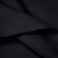 Organic Brushed French Terry Cotton 280g (enzyme) - Black #2