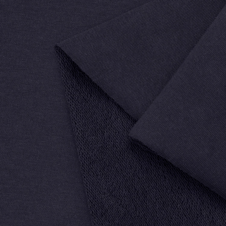 Dresówka Pętelka Bawełna z PES 320g (enzym) - Granat 222A -2