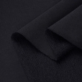 Organic French Terry Cotton with PES 320g - Black - 1m #3