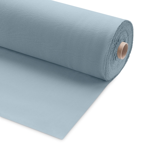 Organic  French Terry Cotton with PES 320g - Blue 551 - 1m
