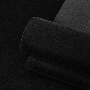 Velour 250g - Black - 1m