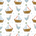 Brown Boats III Print #2