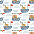 Blue Boats #2