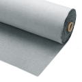 Loopback French Terry Cotton with PES 310g (diagonal)  – Light Grey Melange - 1m #1