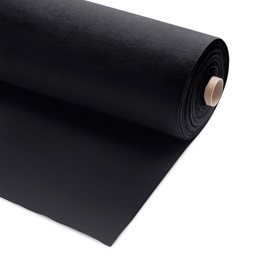 Dresówka Pętelka Bawełna z PES 310g (Diagonal) - Czarny - 1m