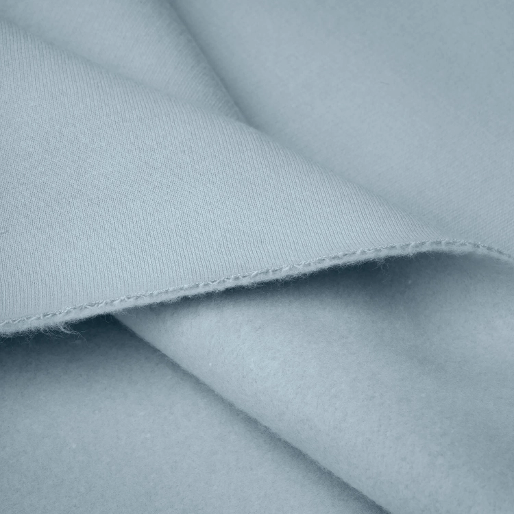 Close-up of Blue 551 fleece backing – warm brushed interior