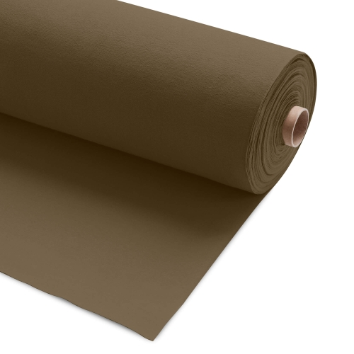 Green 557 fabric roll – loopback French terry in deep earthy olive.