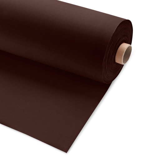 Roll of cotton knit fabric Brown 212 – deep, dark shade with a matte single jersey finish.
