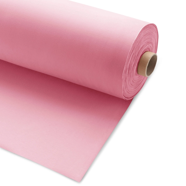 Roll of Pink 12 jersey fabric – classic pastel pink with a smooth finish.