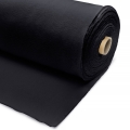 Dresówka Drapana Bawełna z PES 420g - Czarny - 1m  #1
