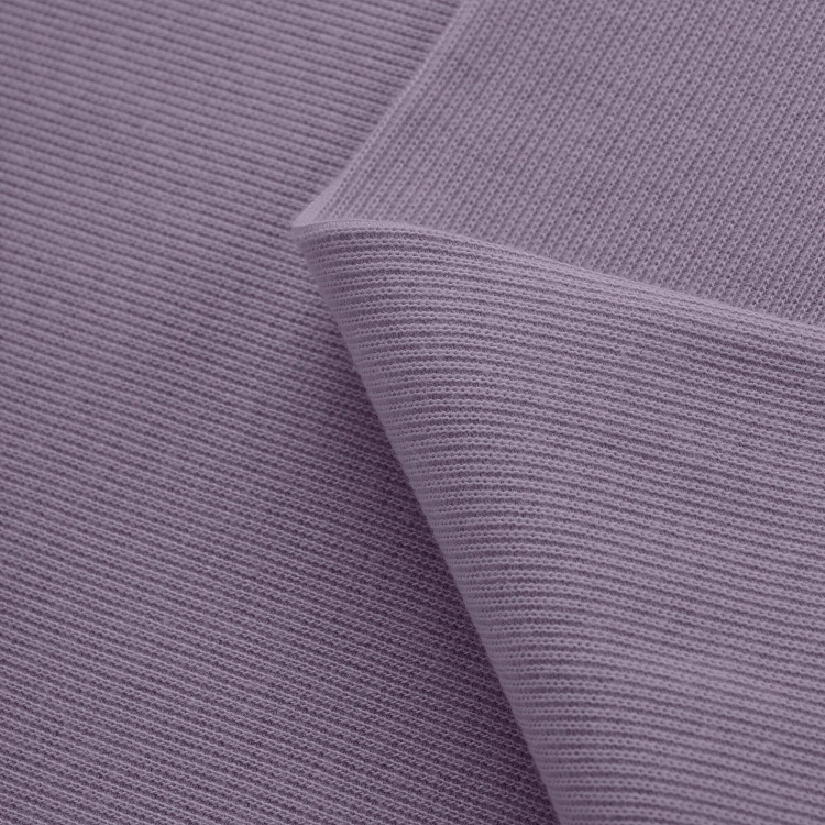 250gsm violet ribbing fabric – perfect for finishing garments