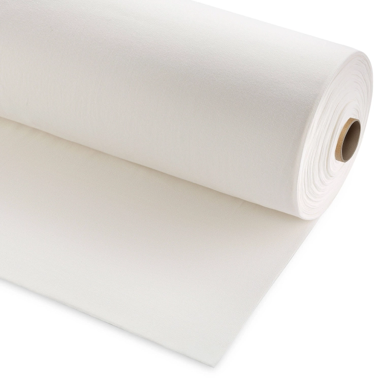 Off white ribbed knit 250g – elegant fabric roll.