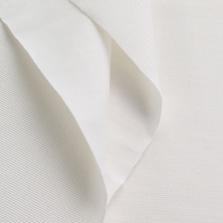 Light off white ribbed knit – fabric by the meter.
