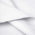 Brushed French Terry Cotton CF with PES 280g - White #2