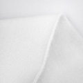 Brushed French Terry Cotton with PES 280g - White - 1m #3