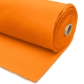 Brushed French Terry Cotton with PES 320g (enzyme) - Orange 163 - 1m #1